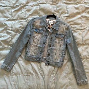 F21 Heritage 1981 Cropped Jean Jacket
